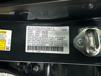 2025 Honda Civic Hatchback Sport