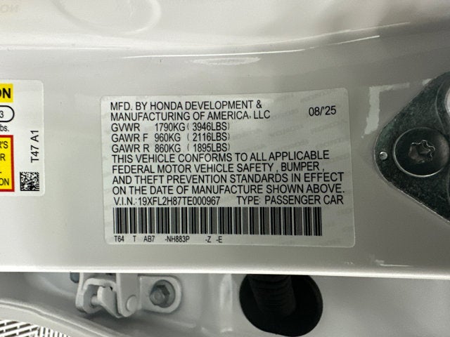 2026 Honda Civic Hatchback Sport