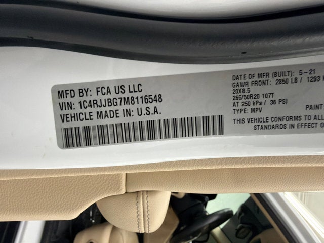 2021 Jeep Grand Cherokee L Limited