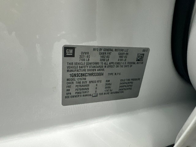 2017 Chevrolet Tahoe LT