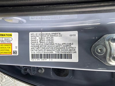 2022 Honda Accord Sport