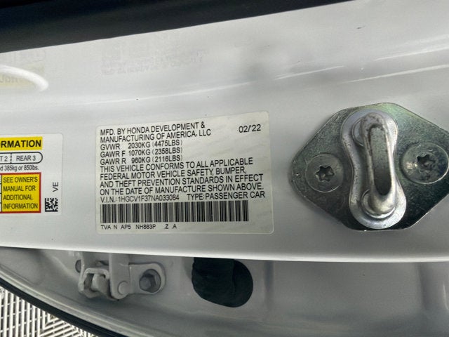 2022 Honda Accord Sport