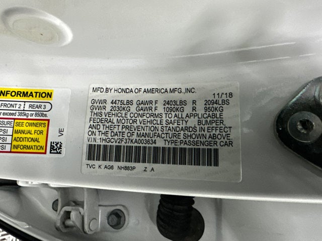 2019 Honda Accord Sport 2.0T