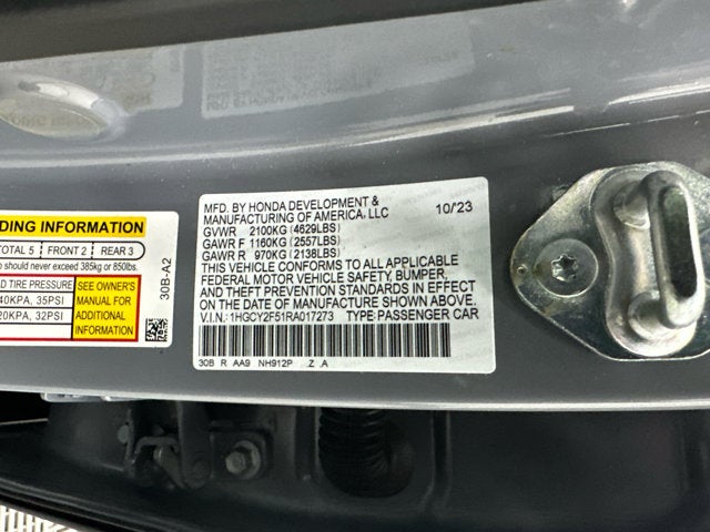 2024 Honda Accord Hybrid Sport