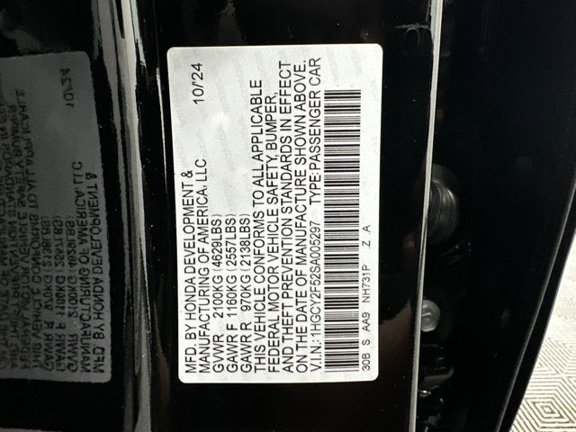 2025 Honda Accord Hybrid Sport