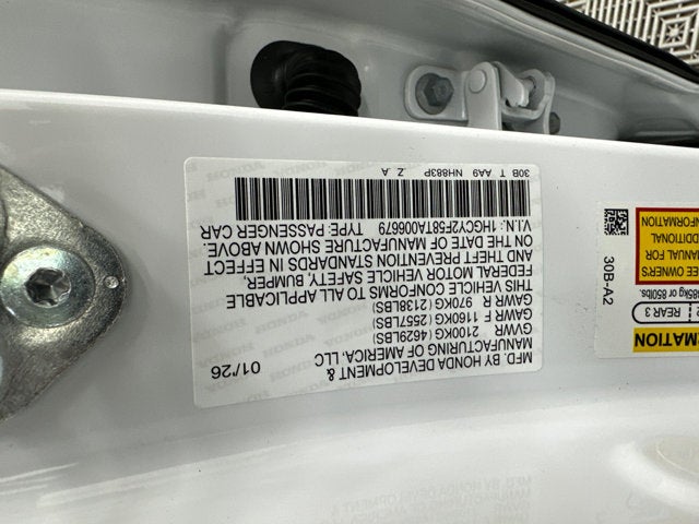 2026 Honda Accord Hybrid Sport