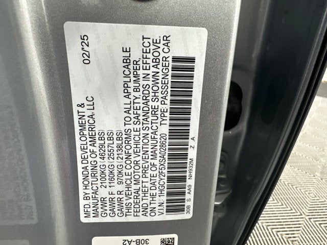 2025 Honda Accord Hybrid Sport