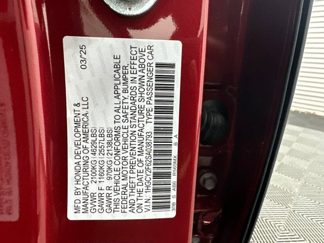 2025 Honda Accord Hybrid EX-L