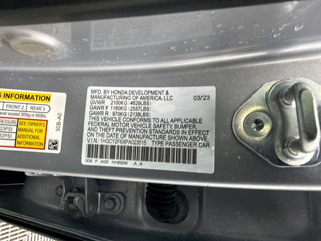 2023 Honda Accord Hybrid EX-L