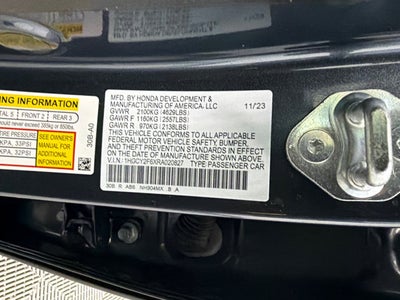 2024 Honda Accord Hybrid EX-L