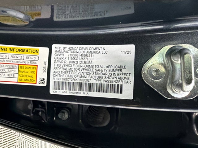 2024 Honda Accord Hybrid EX-L