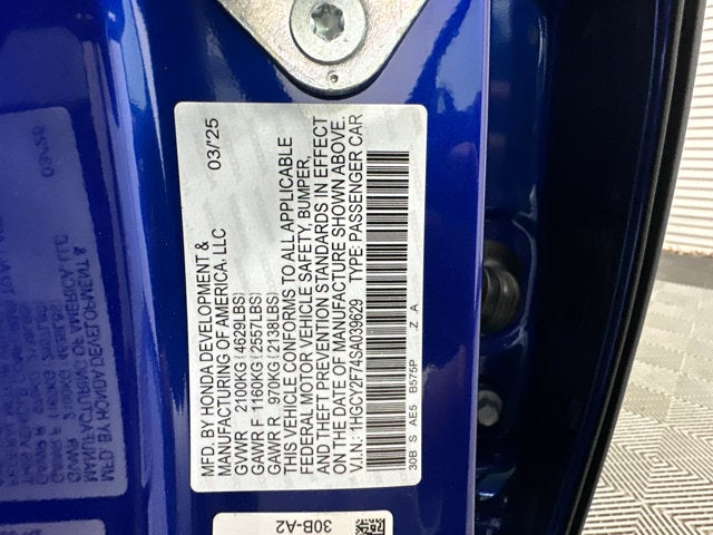 2025 Honda Accord Hybrid Sport-L