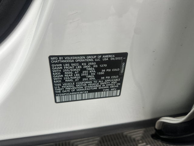 2022 Volkswagen Atlas 2.0T SE w/Technology