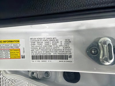 2025 Honda Civic Sport