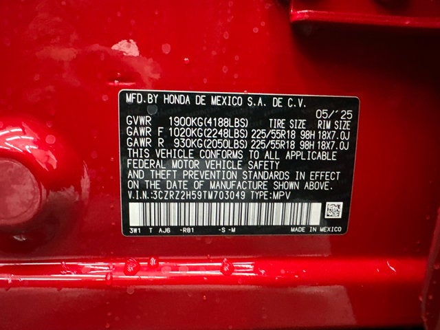 2026 Honda HR-V Sport