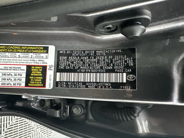 2016 Toyota Camry LE