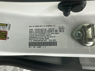 2020 Honda Odyssey EX