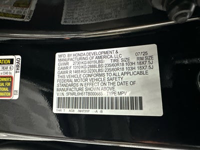 2026 Honda Odyssey EX-L