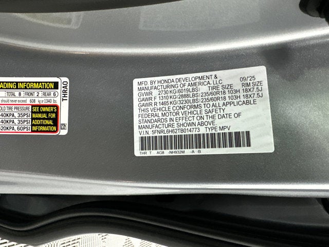 2026 Honda Odyssey EX-L