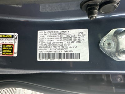 2025 Honda Odyssey EX-L