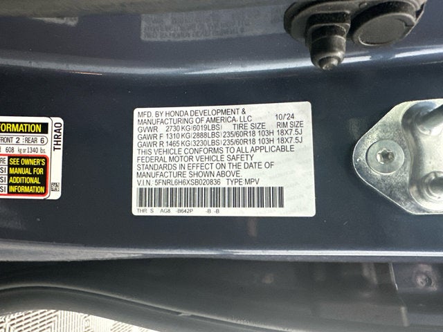 2025 Honda Odyssey EX-L