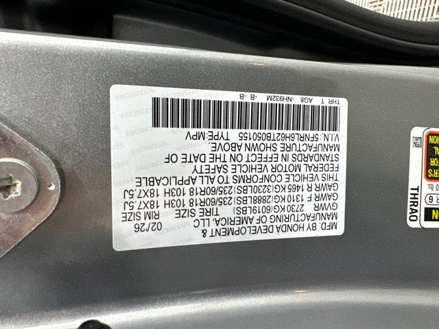 2026 Honda Odyssey EX-L