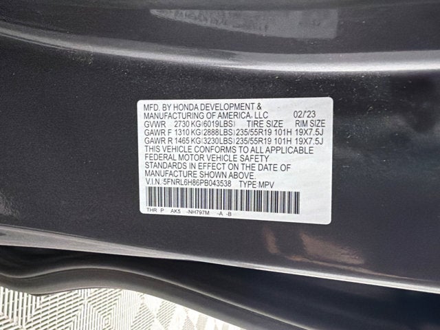 2023 Honda Odyssey Touring