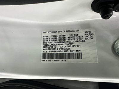 2021 Honda Odyssey Elite