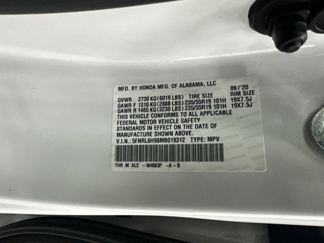 2021 Honda Odyssey Elite