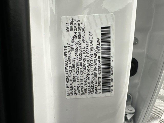 2025 Honda Pilot Sport