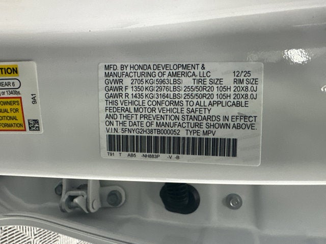 2026 Honda Pilot Sport