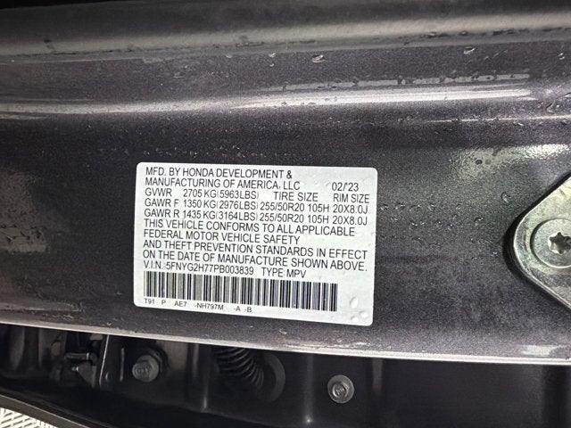 2023 Honda Pilot Touring