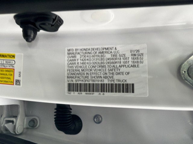 2026 Honda Ridgeline TrailSport