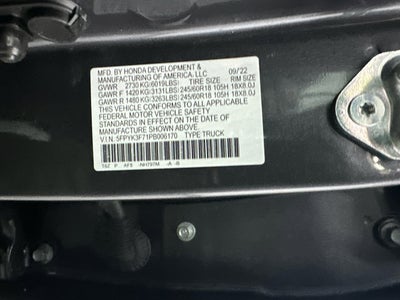 2023 Honda Ridgeline RTL-E