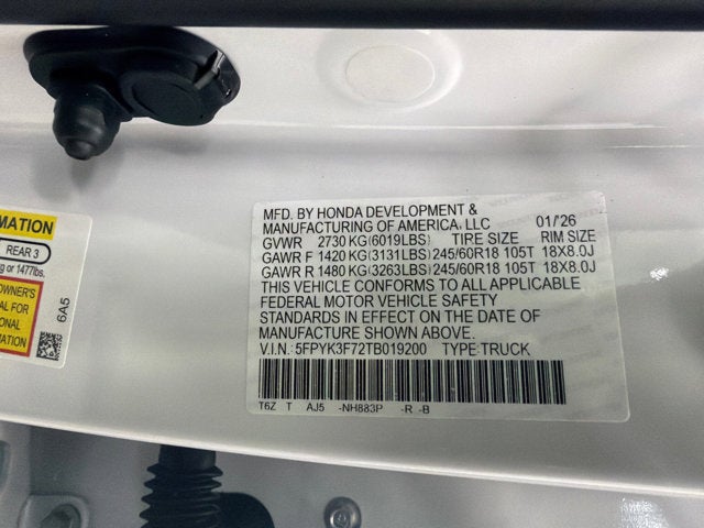 2026 Honda Ridgeline TrailSport+