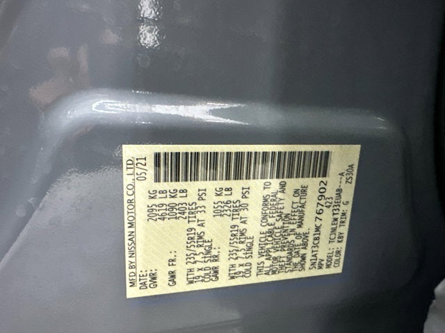 2021 Nissan Rogue SL