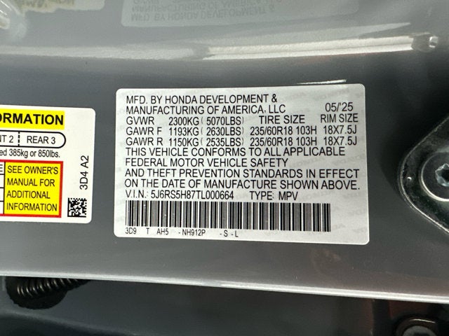2026 Honda CR-V Hybrid Sport-L