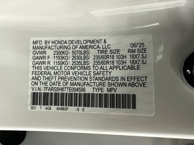 2026 Honda CR-V Hybrid Sport-L