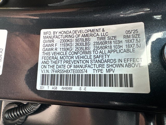 2026 Honda CR-V Hybrid Sport-L