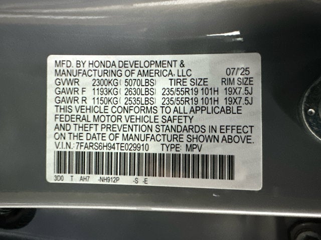 2026 Honda CR-V Hybrid Sport Touring