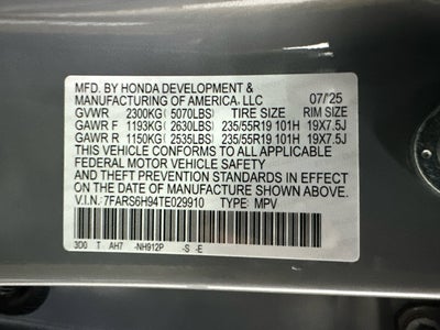 2026 Honda CR-V Hybrid Sport Touring