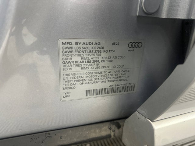 2022 Audi Q5 S line Premium Plus