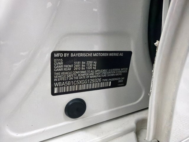 2016 BMW 5 Series 535i